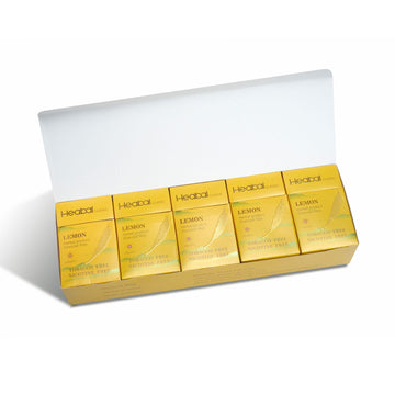 Heabal Lemon Herbal Cigarettes - Tobacco & Nicotine Free | 10 Pack Carton (200 Sticks)