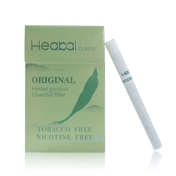 Heabal Original Herbal Cigarettes - Tobacco & Nicotine Free | 10 Pack Carton (200 Sticks)