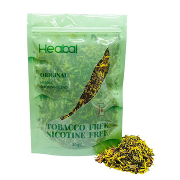 Heabal Herbal Smoking Blend - Original - Tobacco & Nicotine Free | 30g Pouch