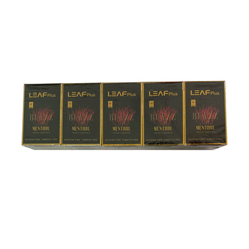 LeafPlus Blazz Menthol Herbal Cigarettes - Tobacco & Nicotine Free | 10 Pack Carton (200 Sticks)